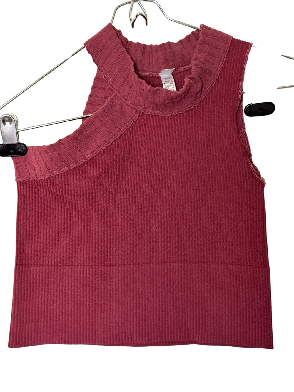 Urban Outfitters Out From Under Chaos Seamless Asymmetrical Crop Tank Top Sz M/L